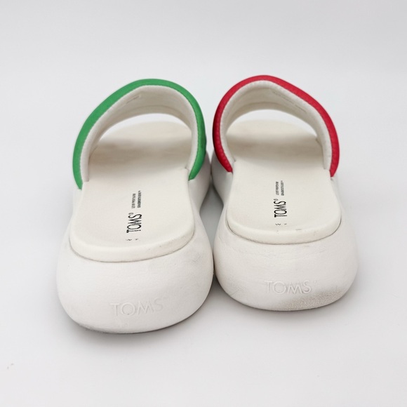 TOMS Rainbow Pride Padded Slide Sandals – Size 7 Women’s - Picture 2 of 5